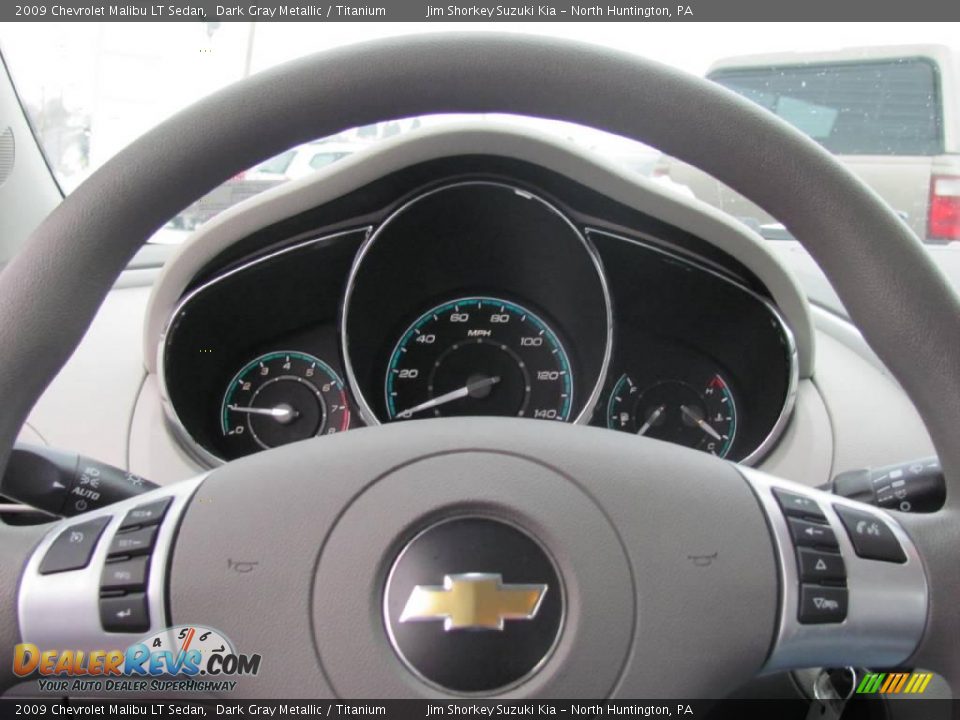2009 Chevrolet Malibu LT Sedan Dark Gray Metallic / Titanium Photo #13