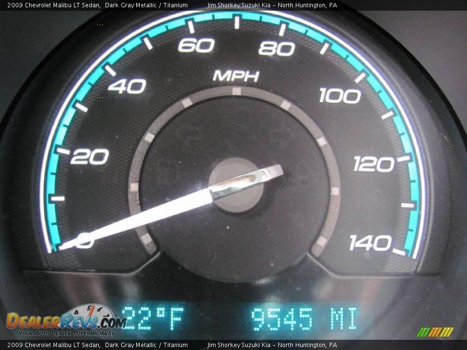 2009 Chevrolet Malibu LT Sedan Dark Gray Metallic / Titanium Photo #15