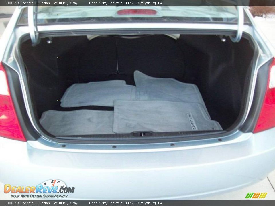 2006 Kia Spectra EX Sedan Ice Blue / Gray Photo #15