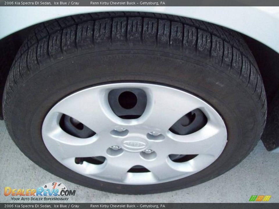 2006 Kia Spectra EX Sedan Ice Blue / Gray Photo #19