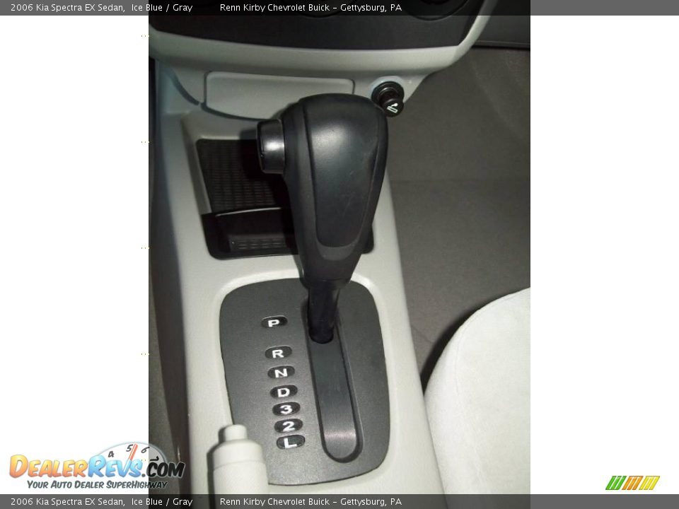 2006 Kia Spectra EX Sedan Ice Blue / Gray Photo #23
