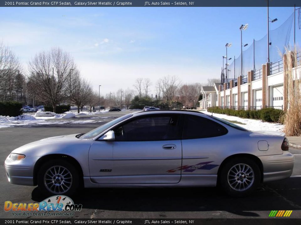 2001 Pontiac Grand Prix GTP Sedan Galaxy Silver Metallic / Graphite Photo #3