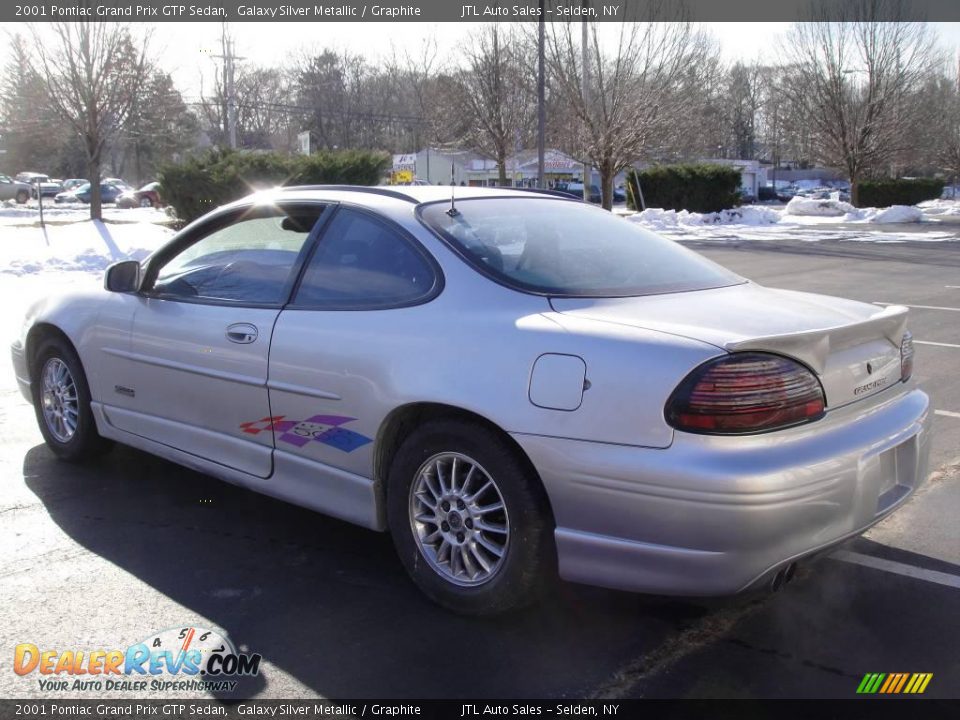 2001 Pontiac Grand Prix GTP Sedan Galaxy Silver Metallic / Graphite Photo #4