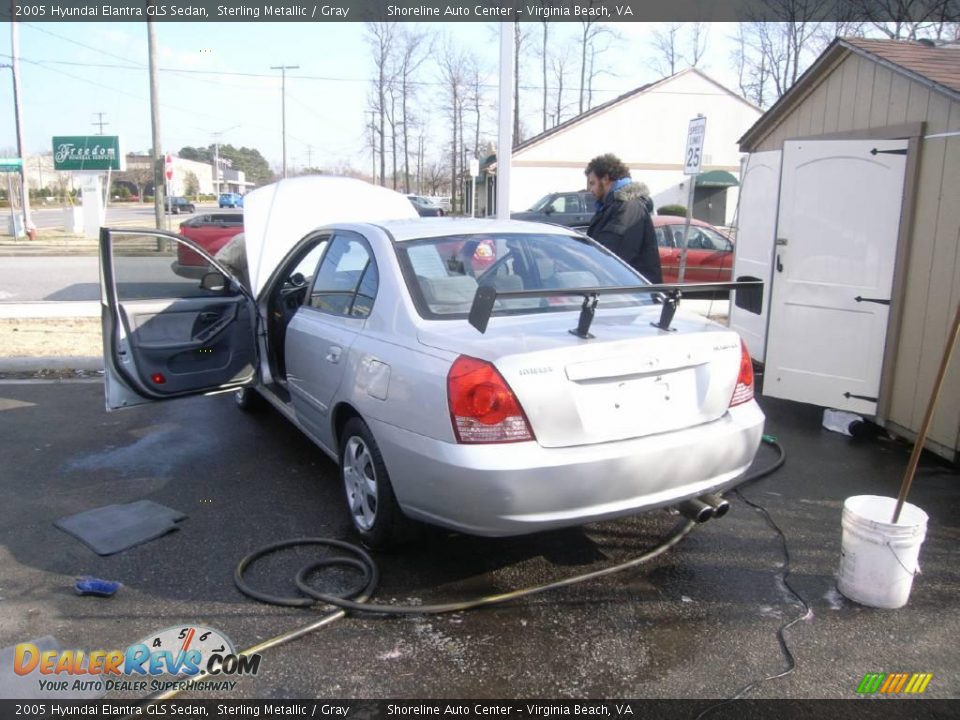 2005 Hyundai Elantra GLS Sedan Sterling Metallic / Gray Photo #1