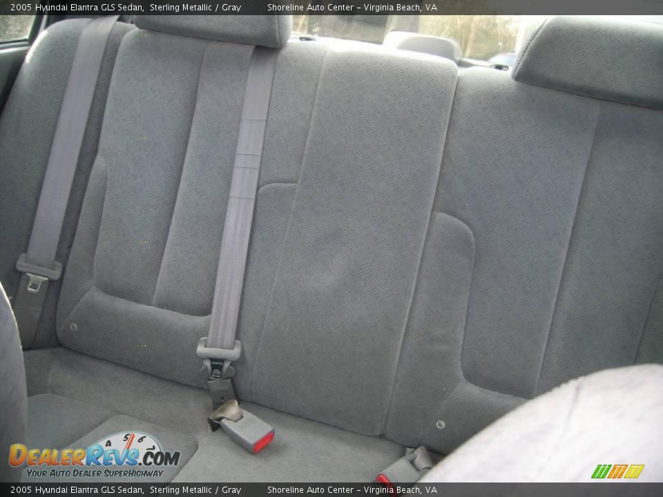 2005 Hyundai Elantra GLS Sedan Sterling Metallic / Gray Photo #14