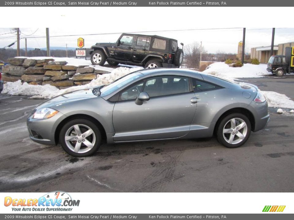2009 Mitsubishi Eclipse GS Coupe Satin Meisai Gray Pearl / Medium Gray Photo #1