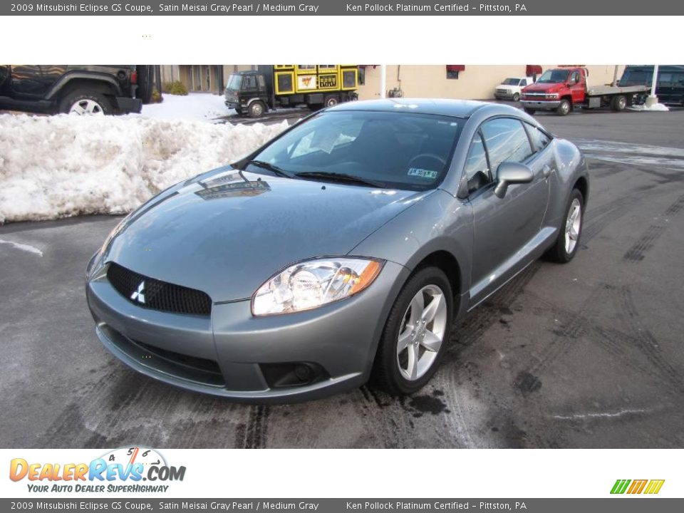 2009 Mitsubishi Eclipse GS Coupe Satin Meisai Gray Pearl / Medium Gray Photo #2