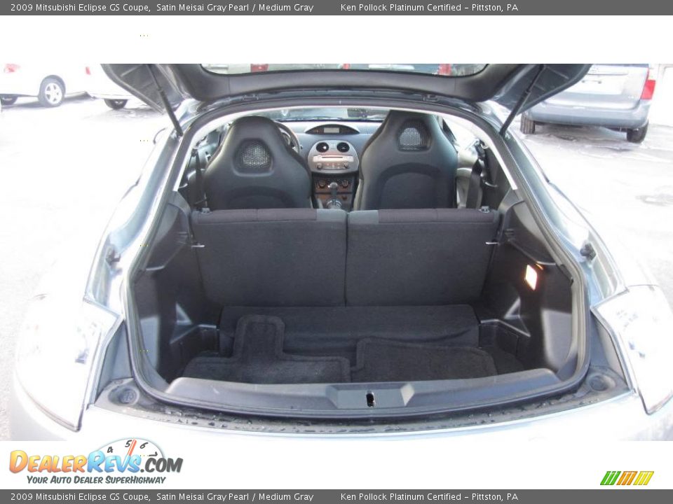 2009 Mitsubishi Eclipse GS Coupe Satin Meisai Gray Pearl / Medium Gray Photo #9