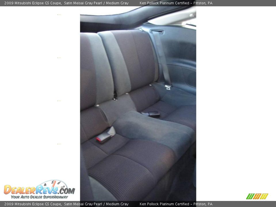 2009 Mitsubishi Eclipse GS Coupe Satin Meisai Gray Pearl / Medium Gray Photo #13
