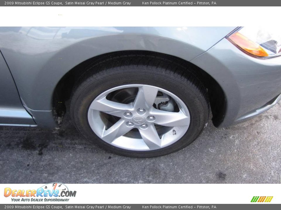 2009 Mitsubishi Eclipse GS Coupe Satin Meisai Gray Pearl / Medium Gray Photo #16