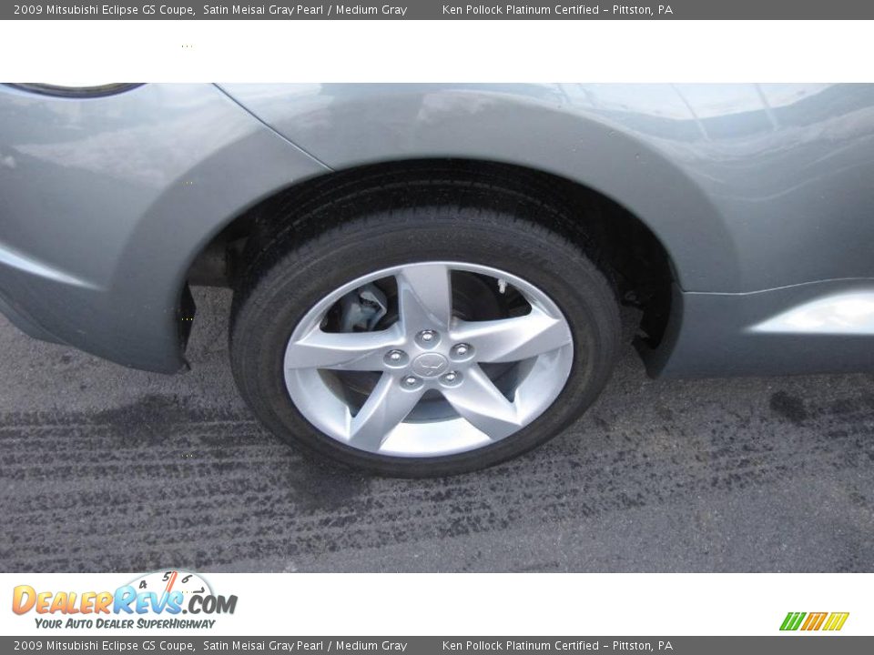 2009 Mitsubishi Eclipse GS Coupe Satin Meisai Gray Pearl / Medium Gray Photo #17