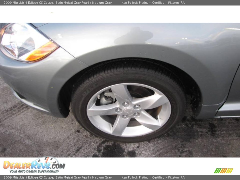 2009 Mitsubishi Eclipse GS Coupe Satin Meisai Gray Pearl / Medium Gray Photo #19