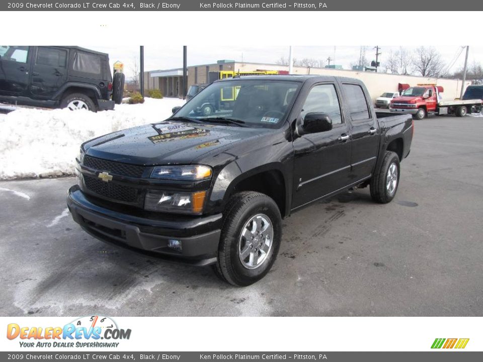 2009 Chevrolet Colorado LT Crew Cab 4x4 Black / Ebony Photo #2