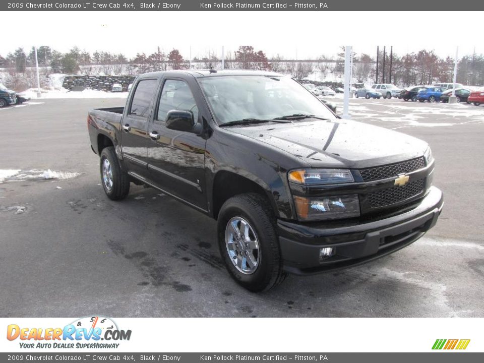 2009 Chevrolet Colorado LT Crew Cab 4x4 Black / Ebony Photo #4