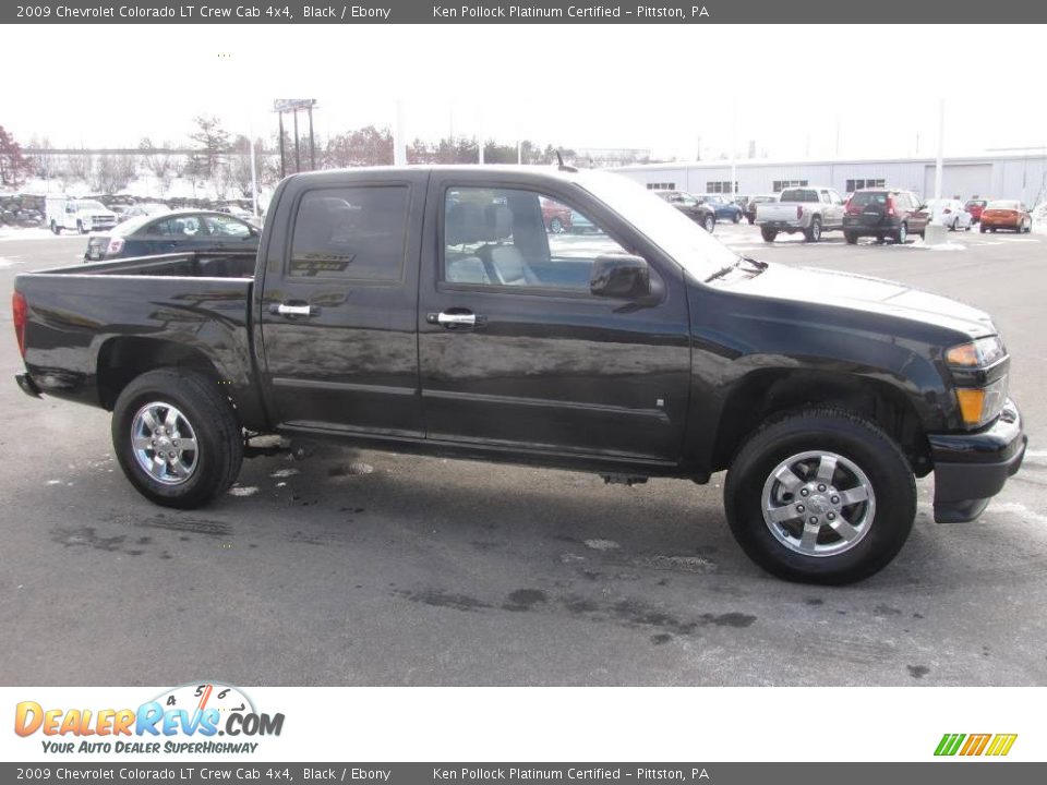 2009 Chevrolet Colorado LT Crew Cab 4x4 Black / Ebony Photo #5