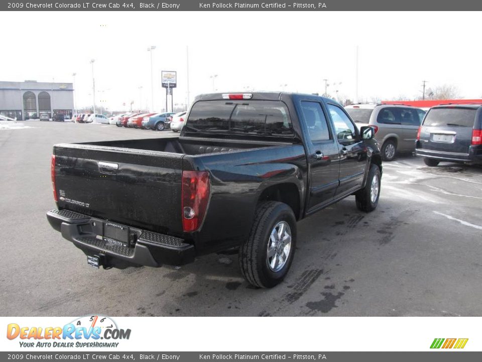 2009 Chevrolet Colorado LT Crew Cab 4x4 Black / Ebony Photo #6