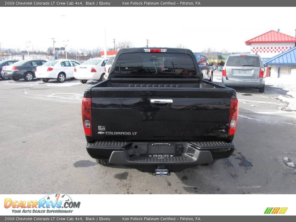 2009 Chevrolet Colorado LT Crew Cab 4x4 Black / Ebony Photo #7