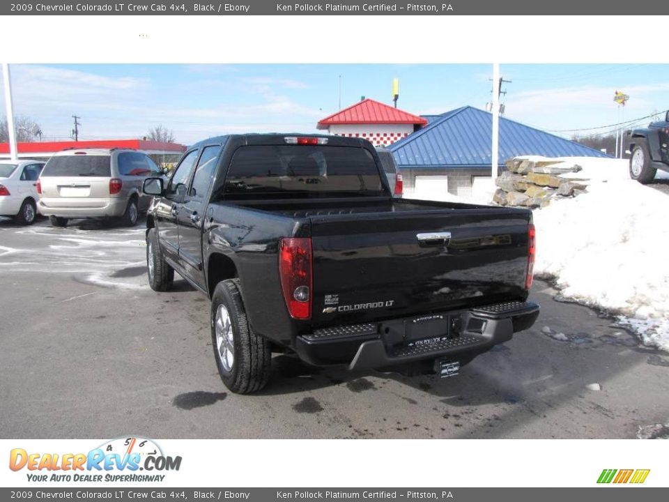 2009 Chevrolet Colorado LT Crew Cab 4x4 Black / Ebony Photo #8