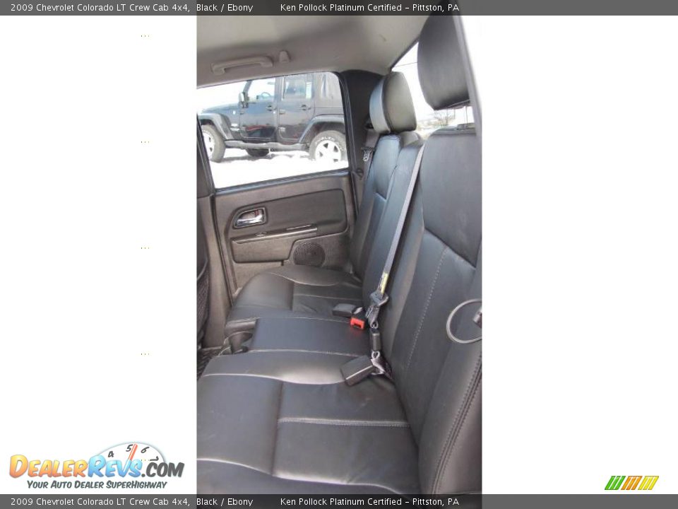 2009 Chevrolet Colorado LT Crew Cab 4x4 Black / Ebony Photo #10