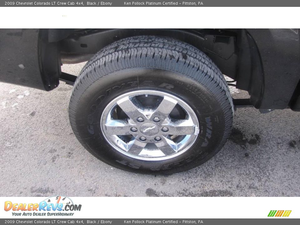 2009 Chevrolet Colorado LT Crew Cab 4x4 Black / Ebony Photo #22