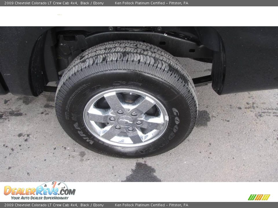 2009 Chevrolet Colorado LT Crew Cab 4x4 Black / Ebony Photo #23