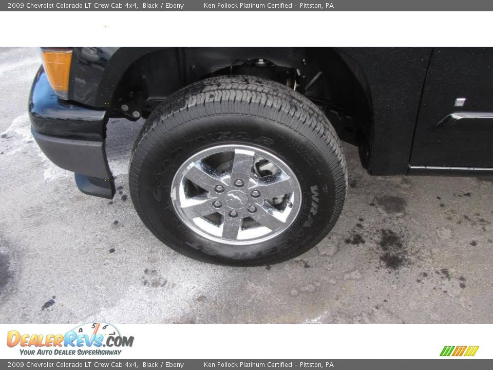 2009 Chevrolet Colorado LT Crew Cab 4x4 Black / Ebony Photo #24