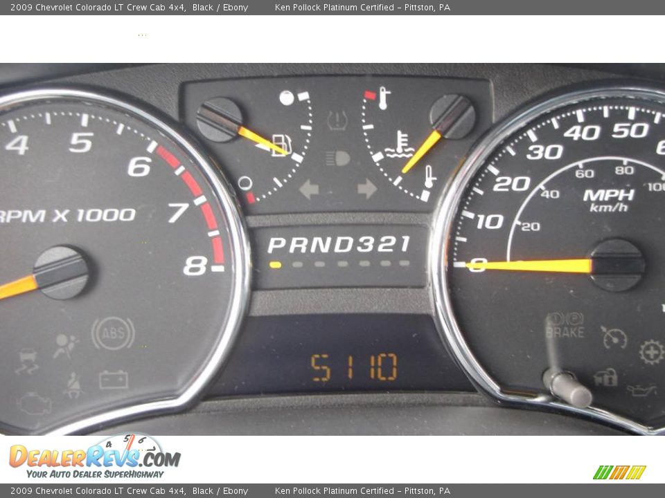 2009 Chevrolet Colorado LT Crew Cab 4x4 Black / Ebony Photo #25