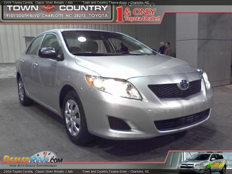 2009 Toyota Corolla Classic Silver Metallic / Ash Photo #1