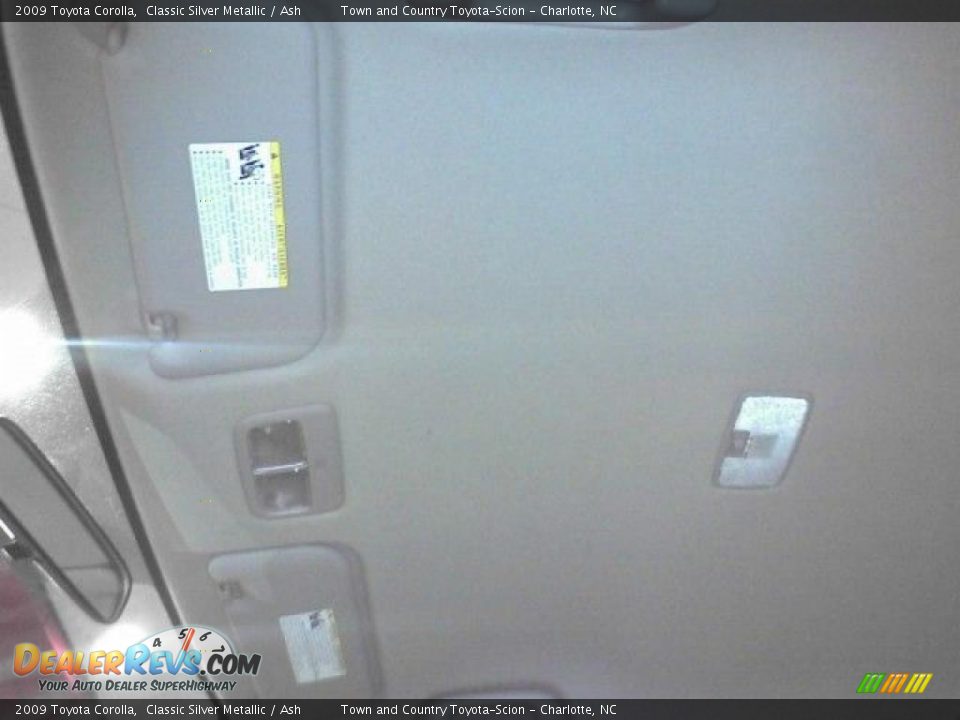 2009 Toyota Corolla Classic Silver Metallic / Ash Photo #13