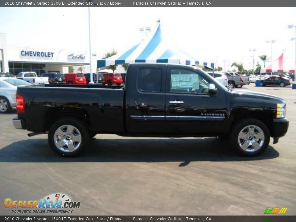 2010 Chevrolet Silverado 1500 LT Extended Cab Black / Ebony Photo #1