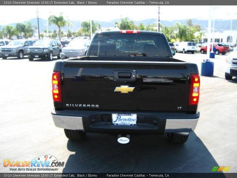 2010 Chevrolet Silverado 1500 LT Extended Cab Black / Ebony Photo #2