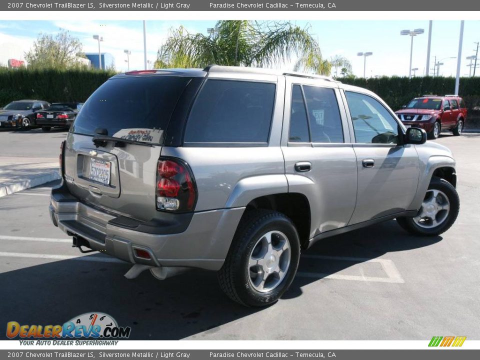 2007 Chevrolet TrailBlazer LS Silverstone Metallic / Light Gray Photo #1