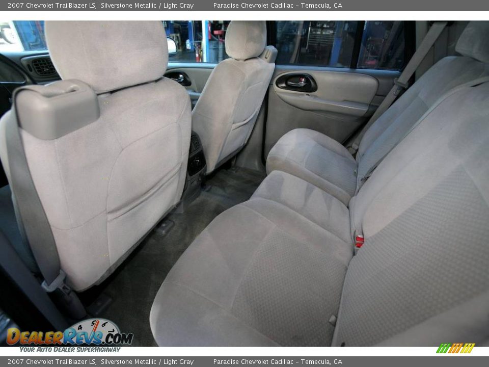 2007 Chevrolet TrailBlazer LS Silverstone Metallic / Light Gray Photo #13