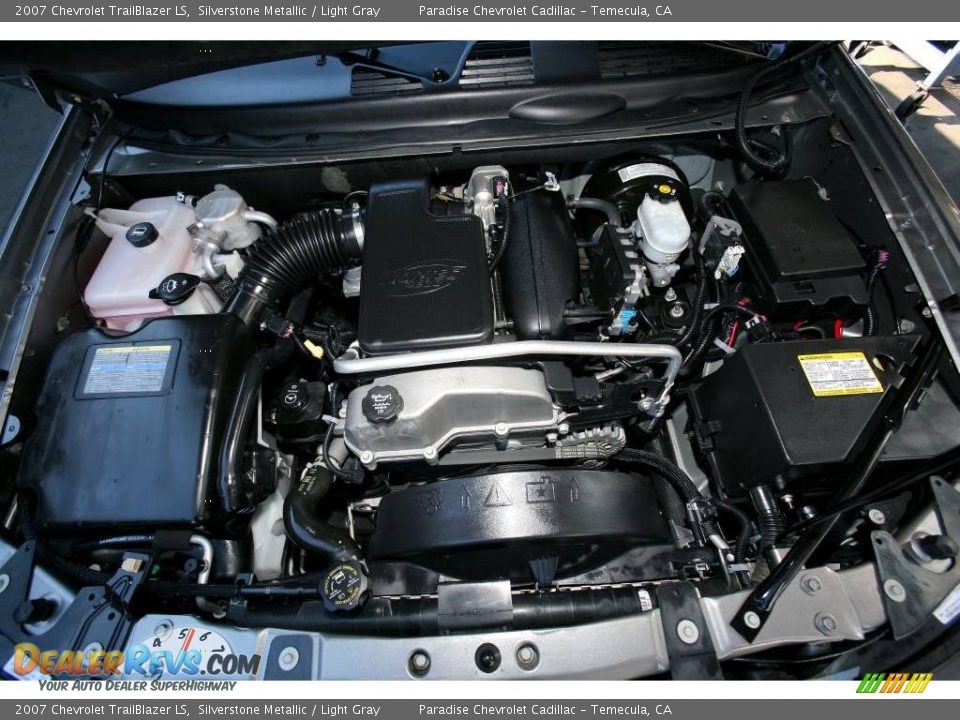 2007 Chevrolet TrailBlazer LS Silverstone Metallic / Light Gray Photo #20