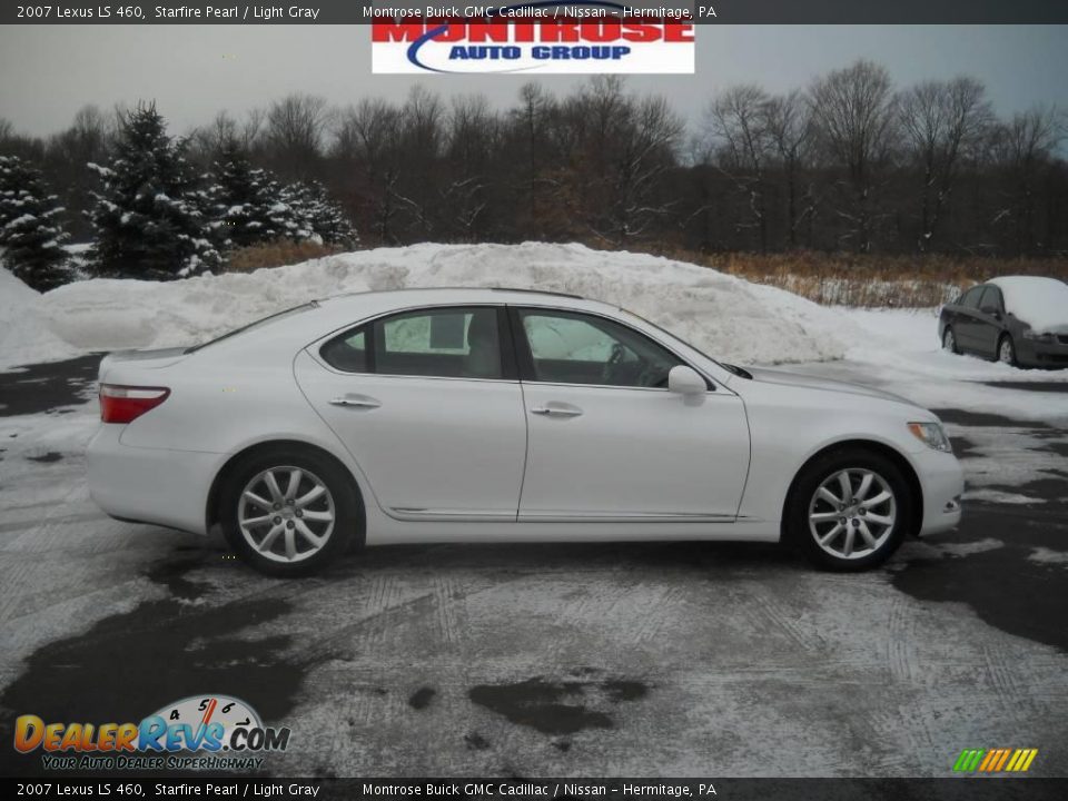 2007 Lexus LS 460 Starfire Pearl / Light Gray Photo #1