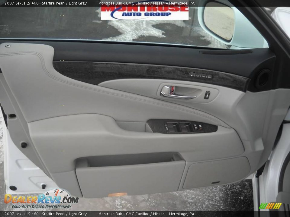 2007 Lexus LS 460 Starfire Pearl / Light Gray Photo #8