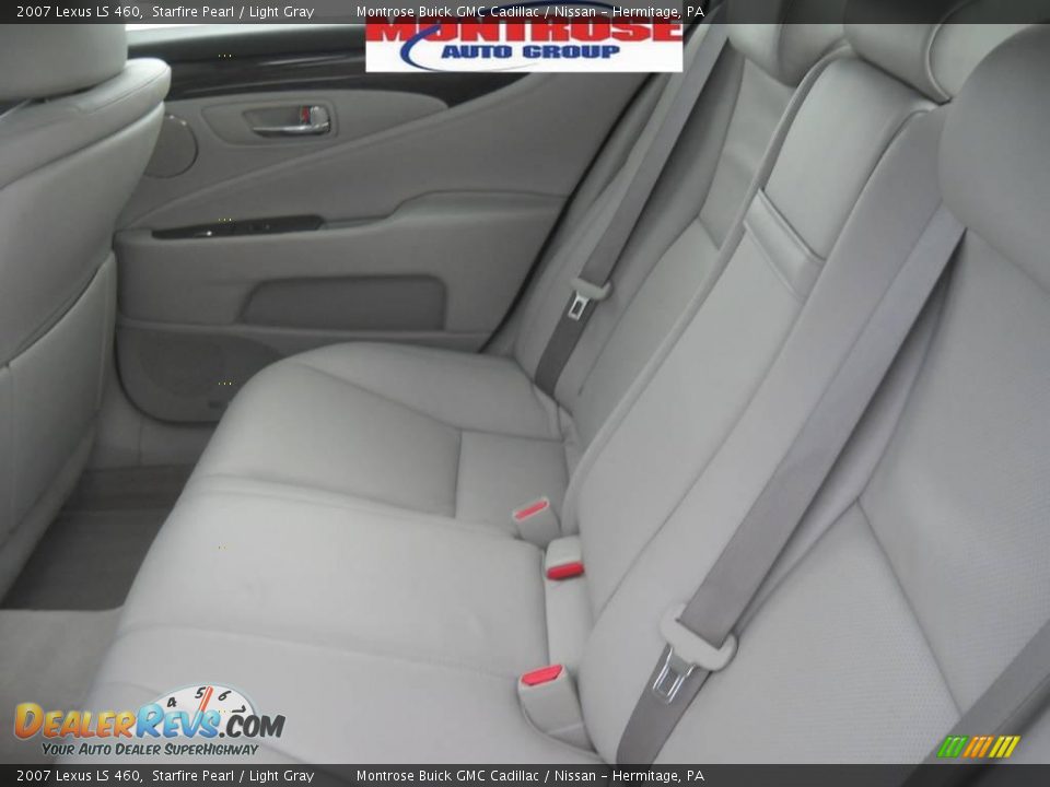 2007 Lexus LS 460 Starfire Pearl / Light Gray Photo #14