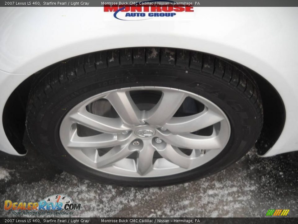 2007 Lexus LS 460 Starfire Pearl / Light Gray Photo #18