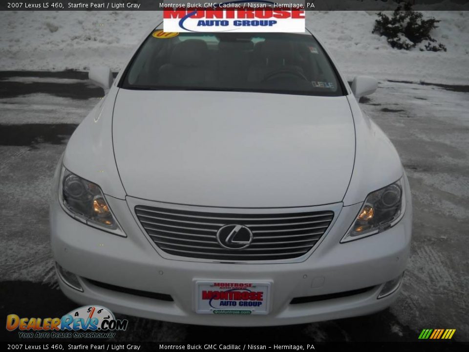 2007 Lexus LS 460 Starfire Pearl / Light Gray Photo #22