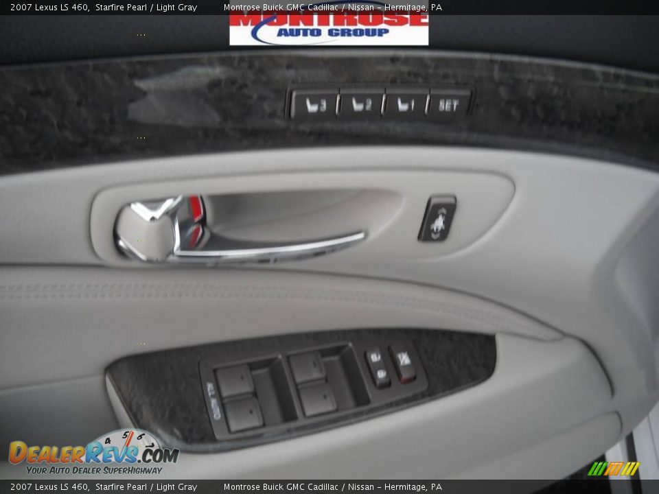 2007 Lexus LS 460 Starfire Pearl / Light Gray Photo #25