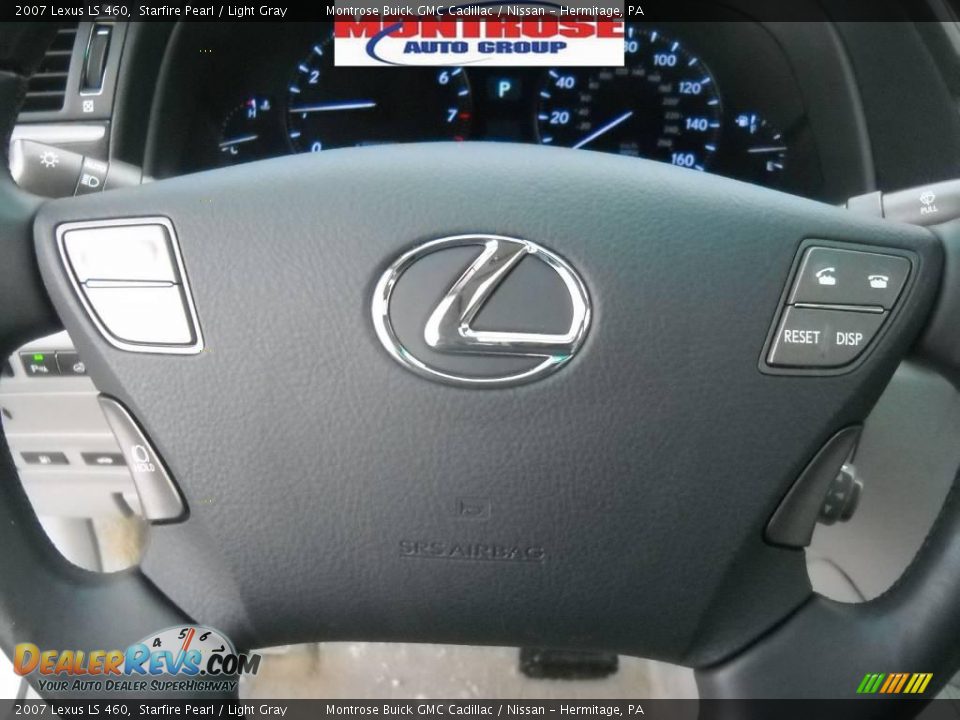 2007 Lexus LS 460 Starfire Pearl / Light Gray Photo #29