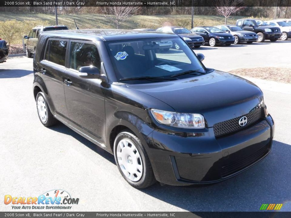 2008 Scion xB Black Sand Pearl / Dark Gray Photo #1