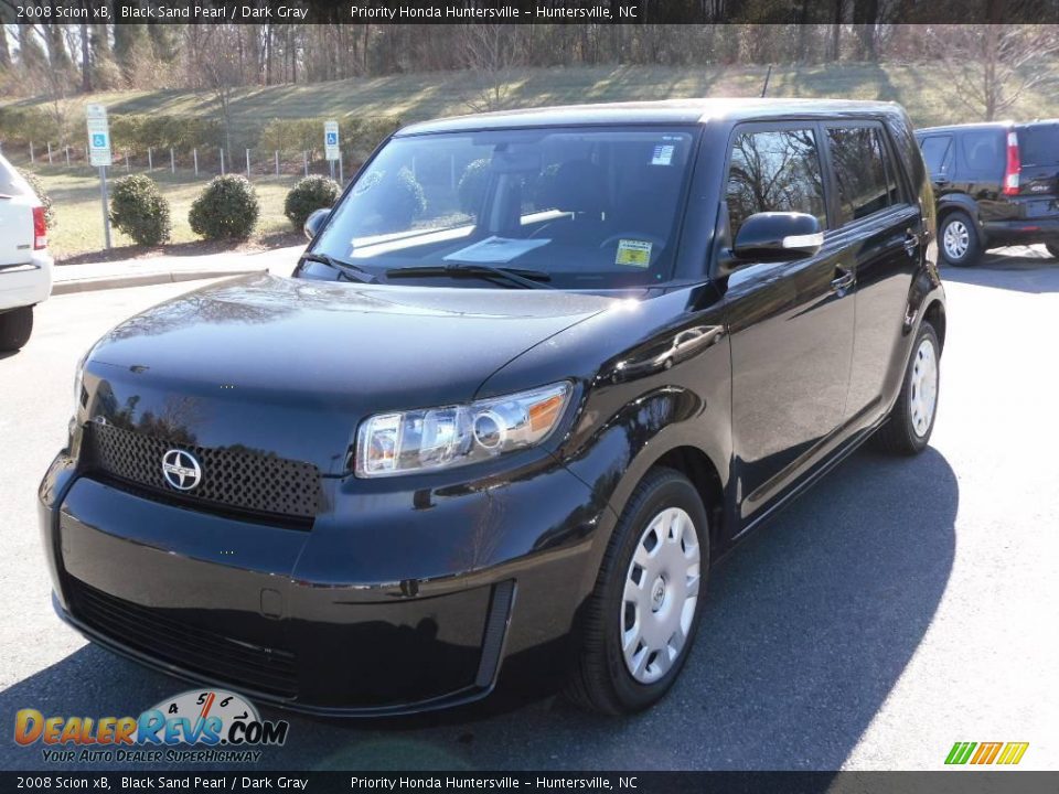 2008 Scion xB Black Sand Pearl / Dark Gray Photo #3