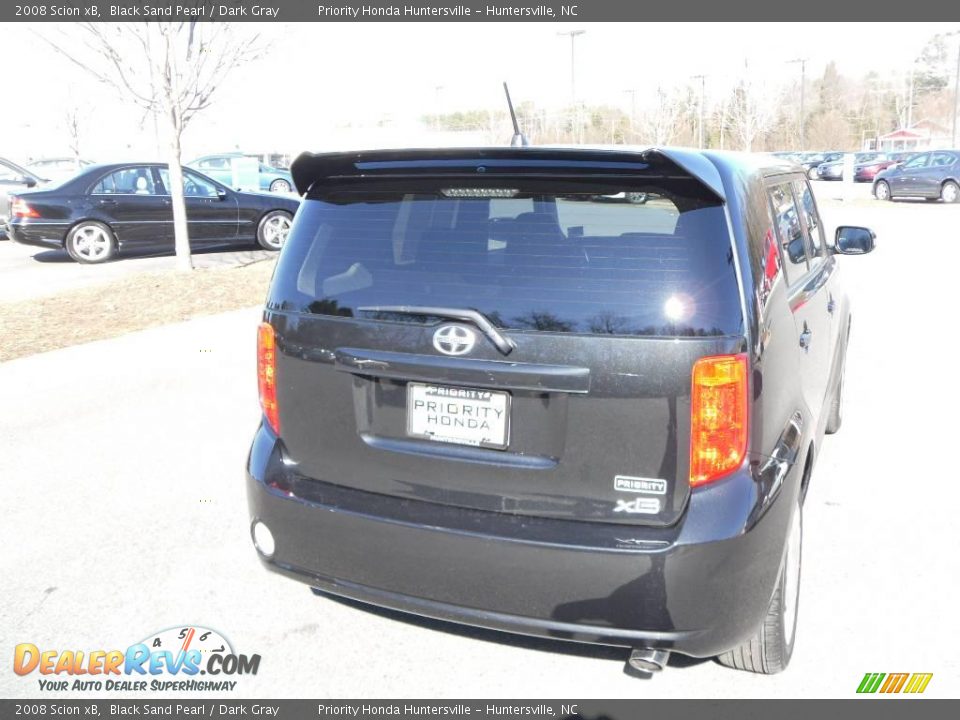 2008 Scion xB Black Sand Pearl / Dark Gray Photo #5