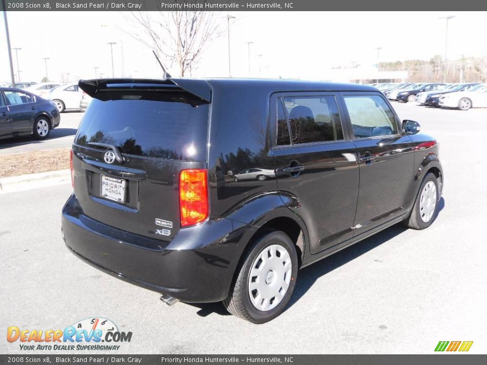 2008 Scion xB Black Sand Pearl / Dark Gray Photo #6