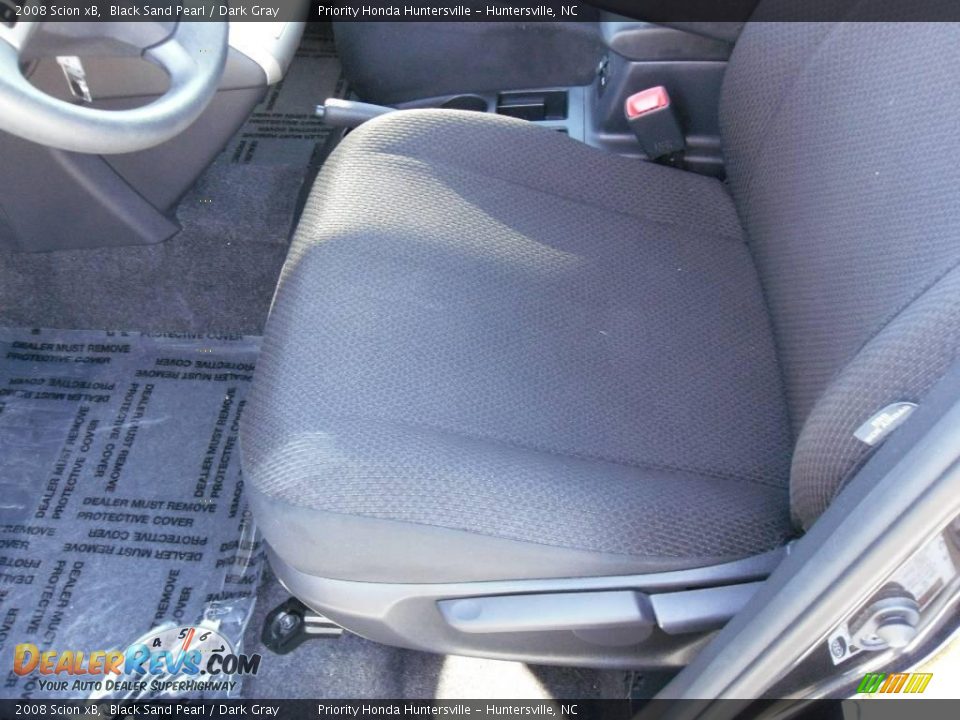 2008 Scion xB Black Sand Pearl / Dark Gray Photo #7