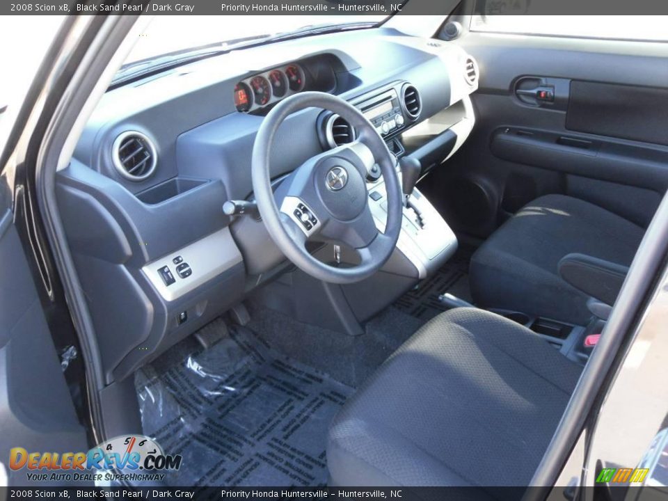 2008 Scion xB Black Sand Pearl / Dark Gray Photo #10