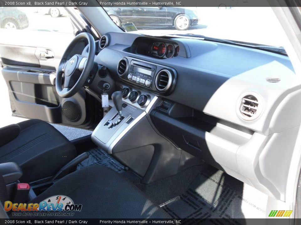 2008 Scion xB Black Sand Pearl / Dark Gray Photo #15