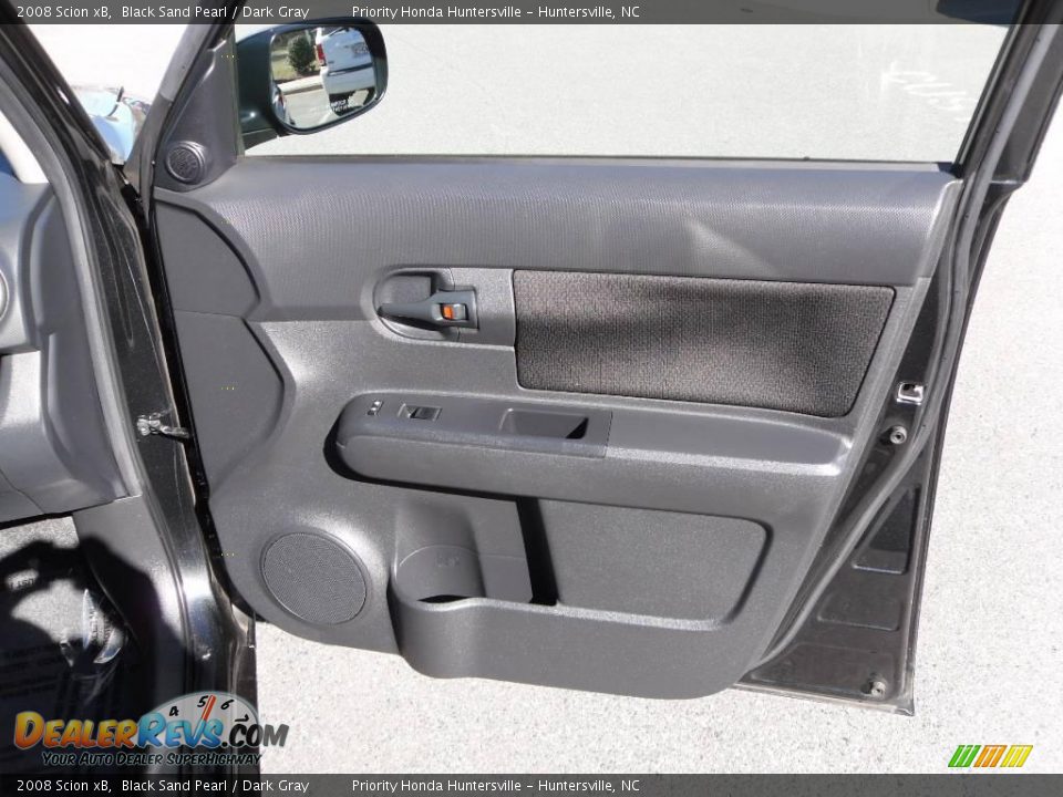 2008 Scion xB Black Sand Pearl / Dark Gray Photo #16
