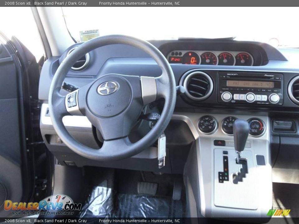2008 Scion xB Black Sand Pearl / Dark Gray Photo #19